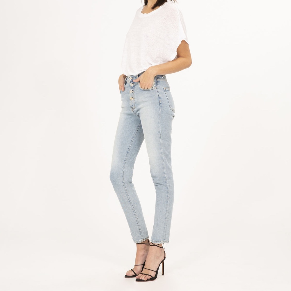 IRO High waisted button front GAETY jeans